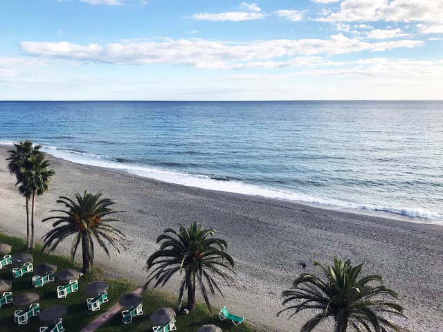 Nerja - Palms and Sea View